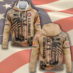 US Marine Corps, American By Birth, Veteran By Choice - Hoodie