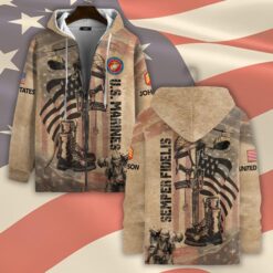 US Marine Corps, All Gave Some, Some Gave All - Zip Hoodie