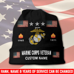 US Marine Corps, No One Gets Left Behind - Full-Printed Beanie Hat
