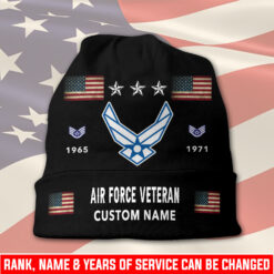 US Air Force , Freedom Over Fear - Full-Printed Beanie Hat