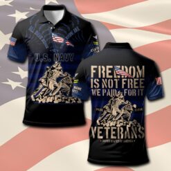 US Navy, E 6 Gold - Polo Shirt