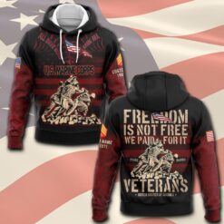 US Marine Corps, Honoring All Who Served - Hoodie