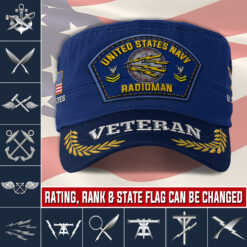 Navy Rating, American By Birth, Veteran By Choice - Military Cap