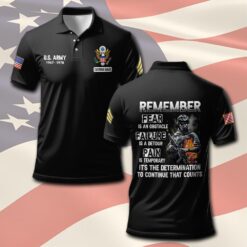 US Army, Freedom Over Fear - Polo Shirt