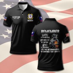 US Coast Guard, Honor, Duty, Service - Polo Shirt