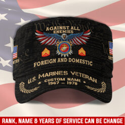 US Marine Corps, No One Fights Alone - Military Cap