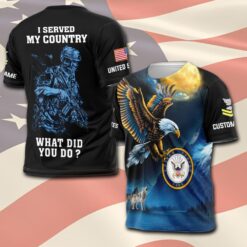 US Navy, By Sea, Air and Land - T-Shirt