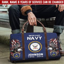 US Navy, The Sea is Ours - Travel Bag - Size L: 20.4 x 9.4 x 10.2 inches