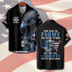 US Air Force , Thank a Veteran - Short Sleeve Button Shirt