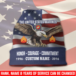 US Marine Corps, All Gave Some, Some Gave All - Full-Printed Beanie Hat