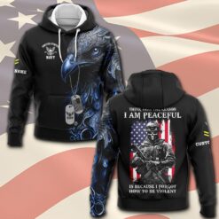 US Navy, E 7 Red - Hoodie