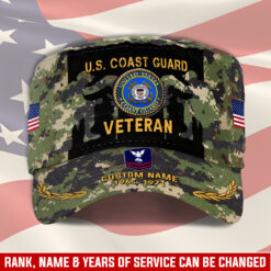 US Coast Guard, E 5 Red - Military Cap