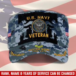 US Navy, Land Of The Free, Because Of The Brave - Military Cap