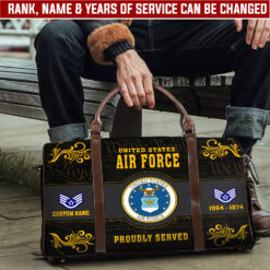 US Air Force, E 2 Air Force Airman - Travel Bag - Size L: 20.4 x 9.4 x 10.2 inches