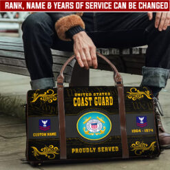 US Coast Guard, Lest We Forget - Travel Bag - Size L: 20.4 x 9.4 x 10.2 inches