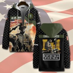 Army Branch, No One Gets Left Behind - Zip Hoodie