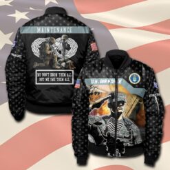 Air Force Badge, E 8 Air Force First Sergeant - Bomber Jacket