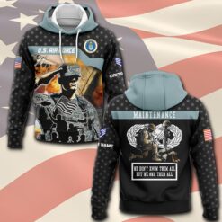 Air Force Badge, Honor The Fallen - Hoodie