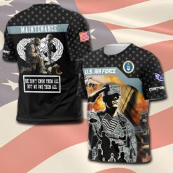 Air Force Badge, E 4 Air Force Sergeant - T-Shirt