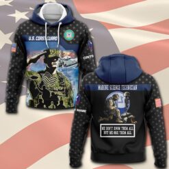 Coast Guard Rating, E 3 White - Hoodie