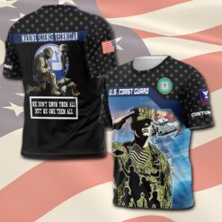 Coast Guard Rating, Life And Pride - T-Shirt