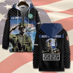 Coast Guard Rating, Defender of Freedom - Zip Hoodie