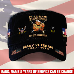 US Navy, American By Birth, Veteran By Choice - Military Cap