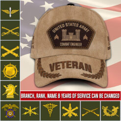 Army Branch, Remember - Honor - Respect - Classic Cap