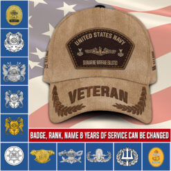 Navy Badge, Always Remember, Never Forget - Classic Cap
