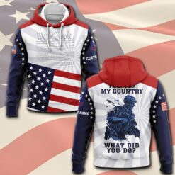 US Coast Guard, American By Birth, Veteran By Choice - Hoodie