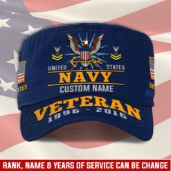 US Navy, E 3 Red - Military Cap