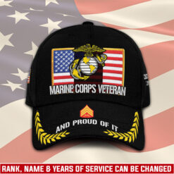 US Marine Corps, American By Birth, Veteran By Choice - Classic Cap