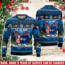 US Air Force , Honor The Fallen - Knitted Sweater