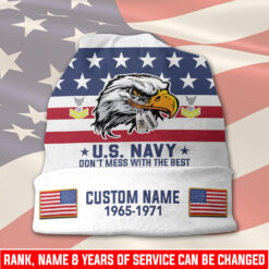 US Navy, E 6 Gold - Full-Printed Beanie Hat
