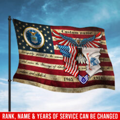 US Air Force , E 8 Air Force Senior Master Sergeant - Flying Flag 3×5 Feet(90×150 Cm)