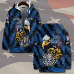 US Air Force , Duty, Honor, Country - Zip Hoodie