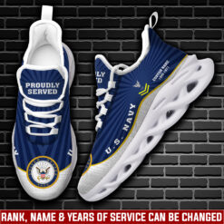 US Navy, Proud Veteran - Max Soul Shoes