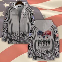 US Air Force , No One Gets Left Behind - Zip Hoodie
