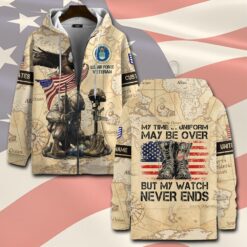 US Air Force , E 4 Air Force Sergeant - Zip Hoodie
