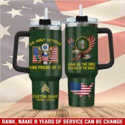 US Army, Once A Soldier, Always A Soldier - Stainless Steel Tumbler 40oz