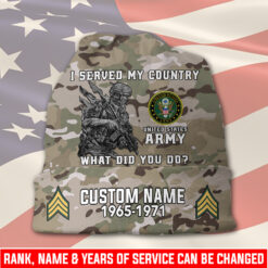 US Army, Freedom Isn't Free - Full-Printed Beanie Hat