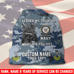 US Navy, Lest We Forget - Full-Printed Beanie Hat