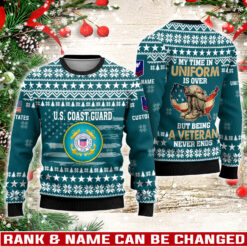 US Coast Guard, Thank a Veteran - Knitted Sweater
