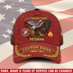 US Marine Corps, E 7 Marines Gunnery Sergeant - Classic Cap