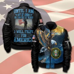 US Army, No One Gets Left Behind - Bomber Jacket