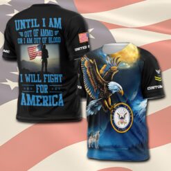 US Navy, E 7 Gold - T-Shirt