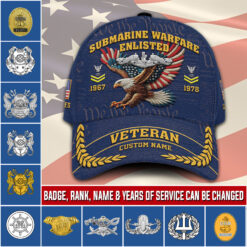 Navy Badge, Freedom Over Fear - Classic Cap