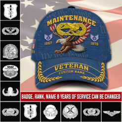 Air Force Badge, E 2 Air Force Airman - Classic Cap