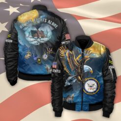 US Navy, E 5 Gold - Bomber Jacket