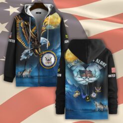 US Navy, Honor The Fallen - Zip Hoodie